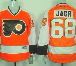Women's Philadelphia Flyers #68 Jaromir Jagr Orange Jersey