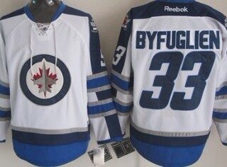 Youth Winnipeg Jets #33 Dustin Byfuglien White Jersey