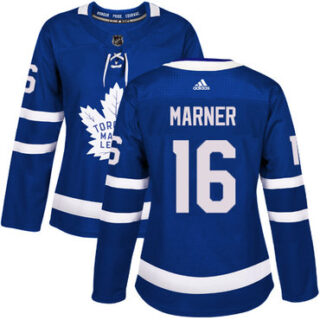 Women's Toronto Maple Leafs #16 Mitchell Marner Blue Home Authentic Stitched NHL Jersey