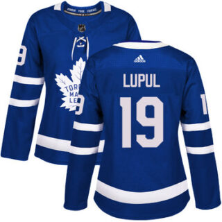Women's Toronto Maple Leafs #19 Joffrey Lupul Blue Home Authentic Stitched NHL Jersey
