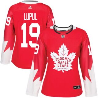 Women's Toronto Maple Leafs #19 Joffrey Lupul Red Team Canada Authentic Stitched NHL Jersey