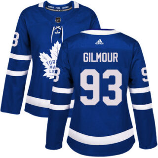 Women's Toronto Maple Leafs #93 Doug Gilmour Blue Home Authentic Stitched NHL Jersey