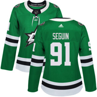 Women's Dallas Stars #91 Tyler Seguin Green Home Authentic Stitched NHL Jersey