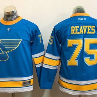 Youth St. Louis Blues #75 Ryan Reaves Light Blue 2017 Winter Classic Stitched NHL Jersey