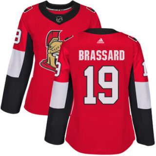 Women's Ottawa Senators #19 Derick Brassard Red Home Authentic Stitched NHL Jersey