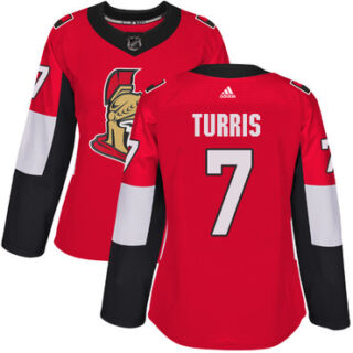 Women's Ottawa Senators #7 Kyle Turris Red Home Authentic Stitched NHL Jersey
