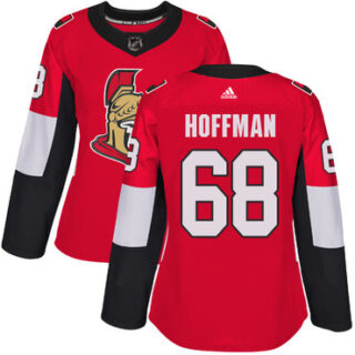 Women's Ottawa Senators #68 Mike Hoffman Red Home Authentic Stitched NHL Jersey