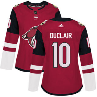 Women's Arizona Coyotes #10 Anthony Duclair Maroon Home Authentic Stitched NHL Jersey