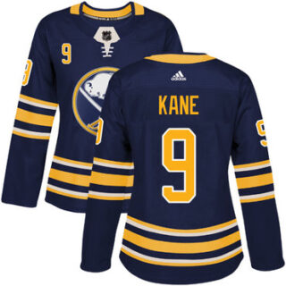 Women's Buffalo Sabres #9 Evander Kane Navy Blue Home Authentic Stitched NHL Jersey