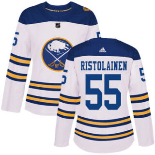 Women's Buffalo Sabres #55 Rasmus Ristolainen White Authentic 2018 Winter Classic Stitched NHL Jersey