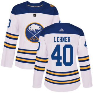 Women's Buffalo Sabres #40 Robin Lehner White Authentic 2018 Winter Classic Stitched NHL Jersey
