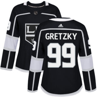 Women's Los Angeles Kings #99 Wayne Gretzky Black Home Authentic Stitched NHL Jersey