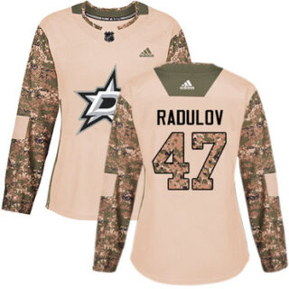 Women's Dallas Stars #47 Alexander Radulov Camo Authentic 2017 Veterans Day Stitched NHL Jersey