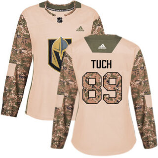 Women's Vegas Golden Knights #89 Alex Tuch Camo Authentic 2017 Veterans Day Stitched NHL Jersey