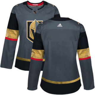 Women's Vegas Golden Knights Blank Grey Home Authentic Stitched NHL Jersey