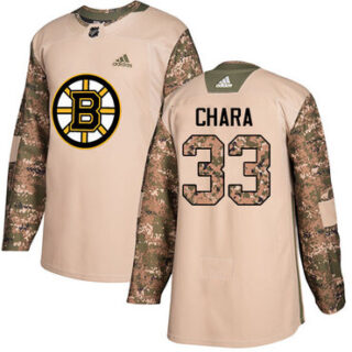 Youth Boston Bruins #33 Zdeno Chara Camo Authentic 2017 Veterans Day Youth Stitched NHL Jersey