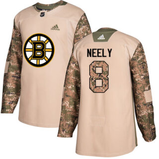 Youth Boston Bruins #8 Cam Neely Camo Authentic 2017 Veterans Day Youth Stitched NHL Jersey