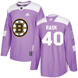 Youth Boston Bruins #40 Tuukka Rask Purple Authentic Fights Cancer Youth Stitched NHL Jersey