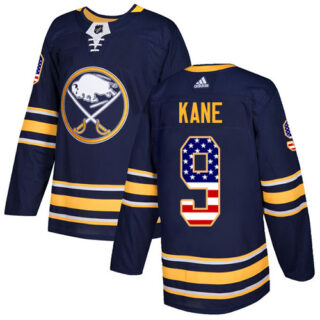 Youth Buffalo Sabres #9 Evander Kane Navy Blue Home Authentic USA Flag Stitched NHL Jersey