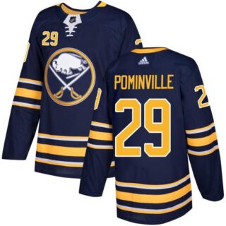 Youth Buffalo Sabres #29 Jason Pominville Navy Blue Home Authentic Stitched NHL Jersey