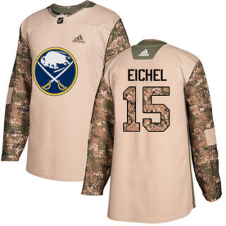 Youth Buffalo Sabres #15 Jack Eichel Camo Authentic 2017 Veterans Day Stitched NHL Jersey