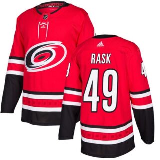 Youth Carolina Hurricanes #49 Victor Rask Red Home Authentic Stitched NHL Jersey