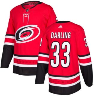 Youth Carolina Hurricanes #33 Scott Darling Red Home Authentic Stitched NHL Jersey