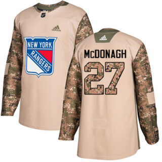 Youth Detroit Rangers #27 Ryan McDonagh Camo Authentic 2017 Veterans Day Stitched NHL Jersey