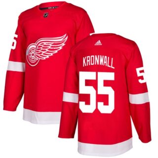 Youth Detroit Red Wings #55 Niklas Kronwall Red Home Authentic Stitched NHL Jersey