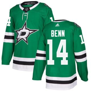 Youth Dallas Stars #14 Jamie Benn Green Home Authentic Stitched NHL Jersey