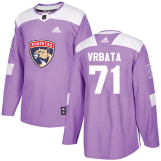 Youth Florida Panthers #71 Radim Vrbata Purple Authentic Fights Cancer Stitched NHL Jersey