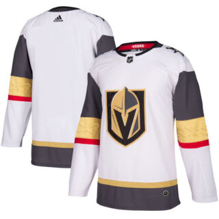Youth Vegas Golden Knights Blank White Road Authentic Stitched NHL Jersey