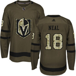 Youth Vegas Golden Knights #18 James Neal Green Salute to Service Stitched NHL Jersey