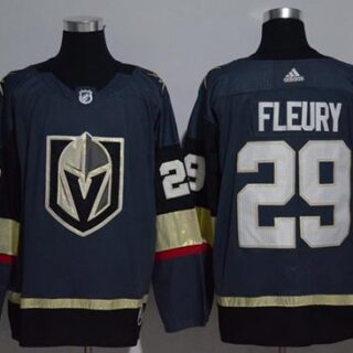 Youth Vegas Golden Knights #29 Marc-Andre Fleury Grey Home Authentic Stitched NHL Jersey
