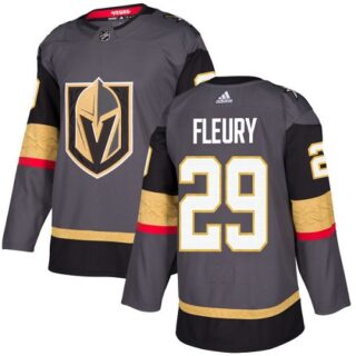 Youth Vegas Golden Knights #29 Marc-Andre Fleury Grey Home Authentic Stitched NHL Jersey