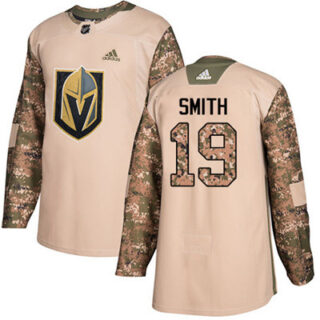 Youth Vegas Golden Knights #19 Reilly Smith Camo Authentic 2017 Veterans Day Stitched NHL Jersey