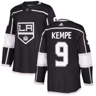 Youth Los Angeles Kings #9 Adrian Kempe Black Home Authentic Stitched NHL Jersey