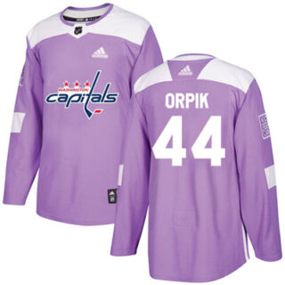 Youth Washington Capitals #44 Brooks Orpik Purple Authentic Fights Cancer Stitched NHL Jersey