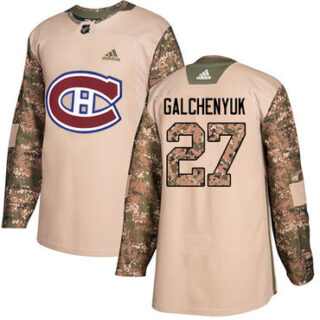 Youth Montreal Canadiens #27 Alex Galchenyuk Camo Authentic 2017 Veterans Day Stitched NHL Jersey