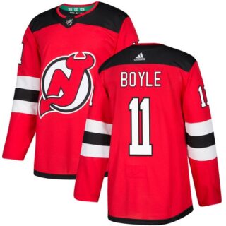 Youth New Jersey Devils #11 Brian Boyle Red Home Authentic Stitched NHL Jersey