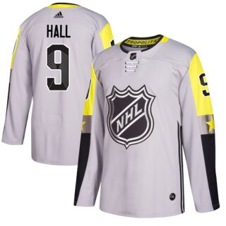 Youth New Jersey Devils #9 Taylor Hall Gray 2018 All-Star Metro Division Authentic Stitched NHL Jersey