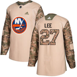 Youth New York Islanders #27 Anders Lee Camo Authentic 2017 Veterans Day Stitched NHL Jersey