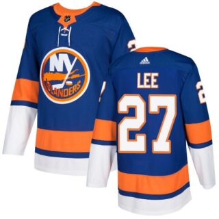 Youth New York Islanders #27 Anders Lee Royal Blue Home Authentic Stitched NHL Jersey