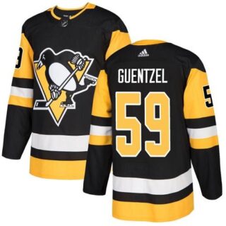 Youth Pittsburgh Penguins #59 Jake Guentzel Black Home Authentic Stitched NHL Jersey
