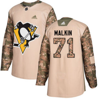 Youth Pittsburgh Penguins #71 Evgeni Malkin Camo Authentic 2017 Veterans Day Stitched NHL Jersey