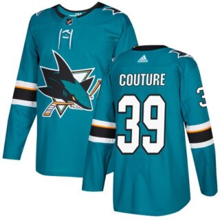 Youth San Jose Sharks #39 Logan Couture Teal Home Authentic Stitched NHL Jersey