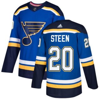 Youth St. Louis Blues #20 Alexander Steen Blue Home Authentic Stitched NHL Jersey
