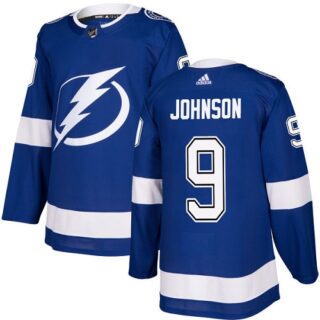 Youth Tampa Bay Lightning #9 Tyler Johnson Blue Home Authentic Stitched NHL Jersey