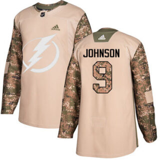 Youth Tampa Bay Lightning #9 Tyler Johnson Camo Authentic 2017 Veterans Day Stitched NHL Jersey
