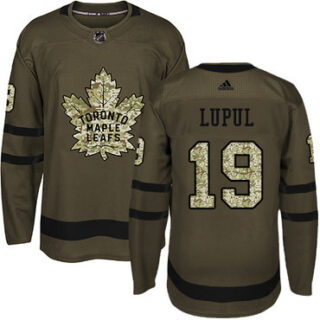Youth Toronto Maple Leafs #19 Joffrey Lupul Green Salute to Service Stitched NHL Jersey